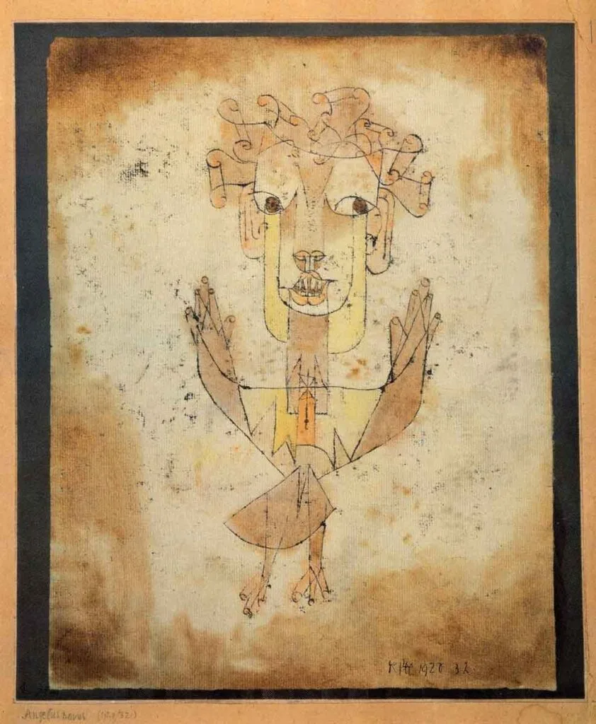 Angelus Novus es una de las pinturas más famosas de Paul Klee.