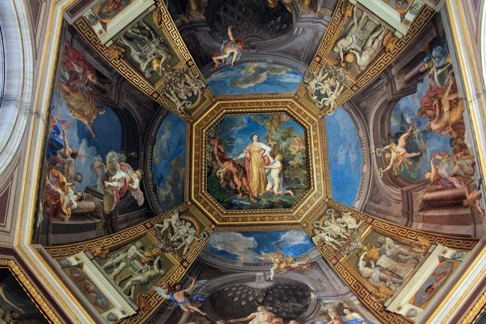 Capilla Sixtina en los museos Vaticanos.