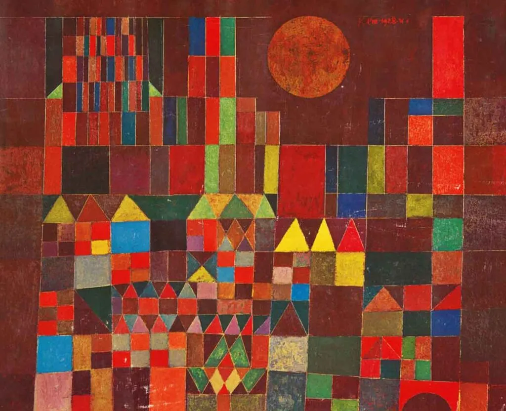 Castillo y sol de Paul Klee.