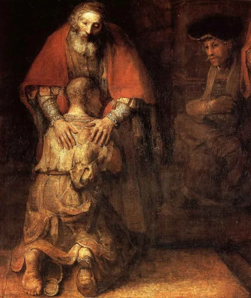 El Regreso del hijo pródigo es una de las obras más famosas de Rembrandt.