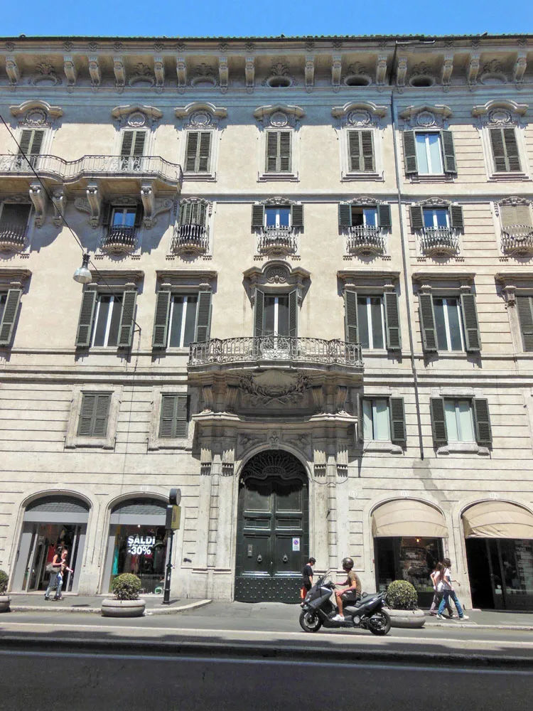 Fachada de la galería Doria Pamphilj