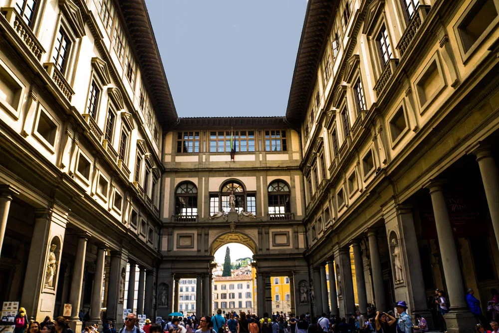 Galería de los Uffizi.