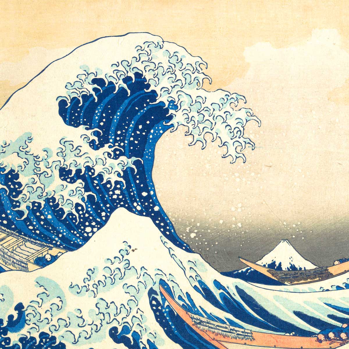La gran ola de Kanagawa es la obra de arte más reproducida de la historia.