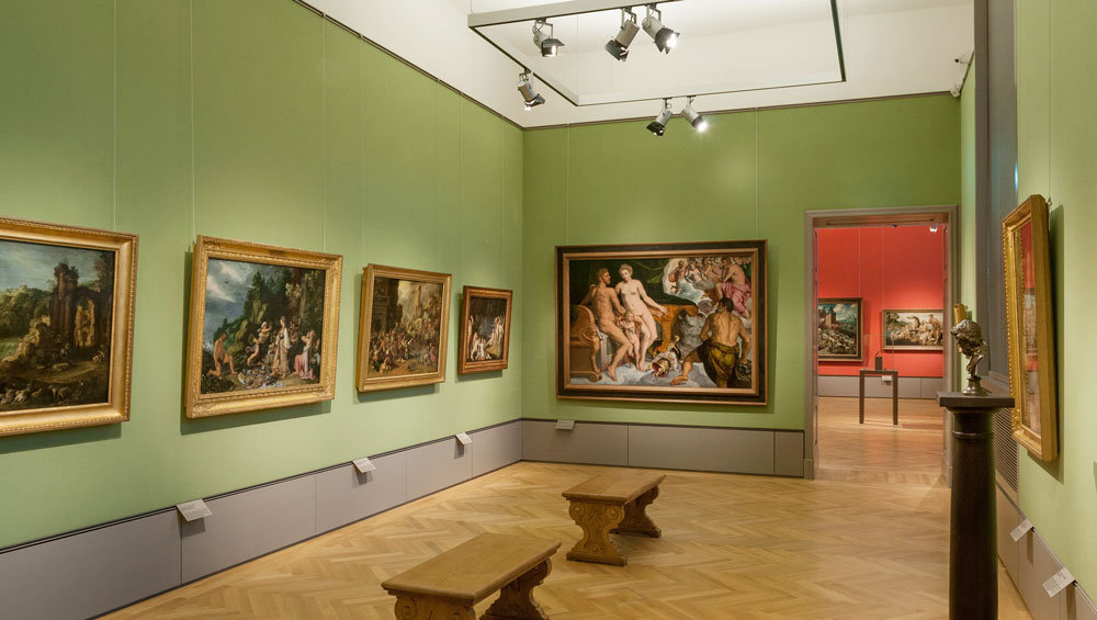 Galería Interior del museo Herzog Anton Ulrich.