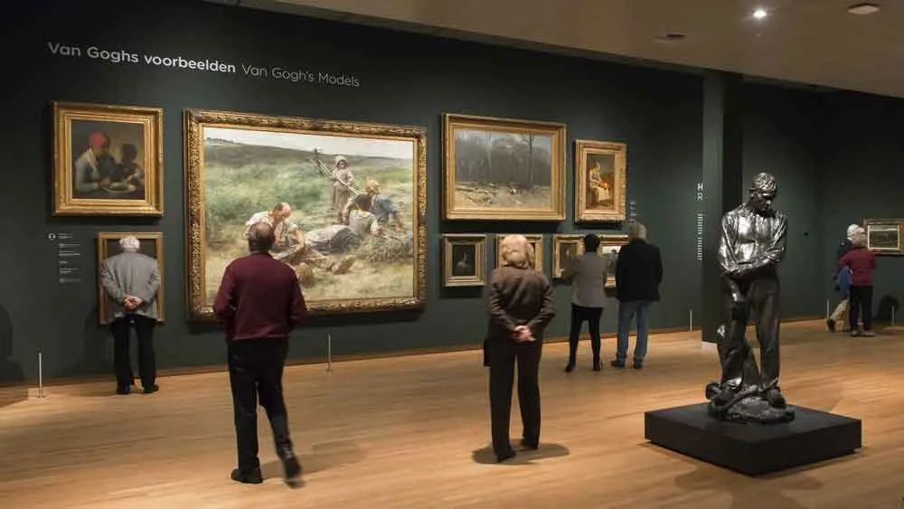 Interior del Museo Van Gogh en Ámsterdam.