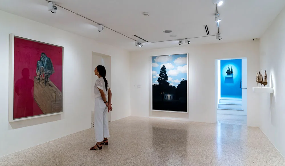 Interior de la colección Peggy Guggenheim en Venecia.