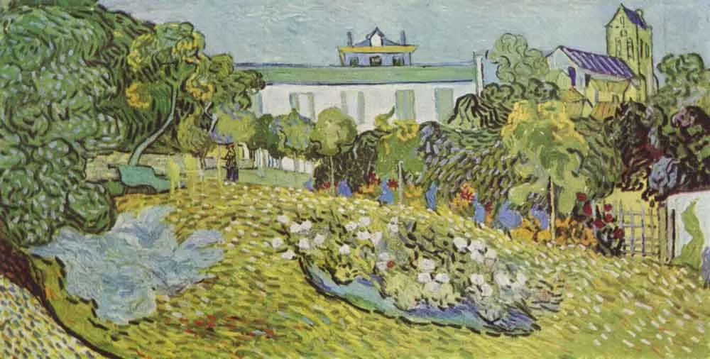 El jardín de Daubigny pintado por Van Gogh.