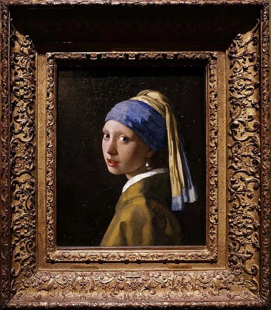 Joven de la perla en el museo Mauritshuis.