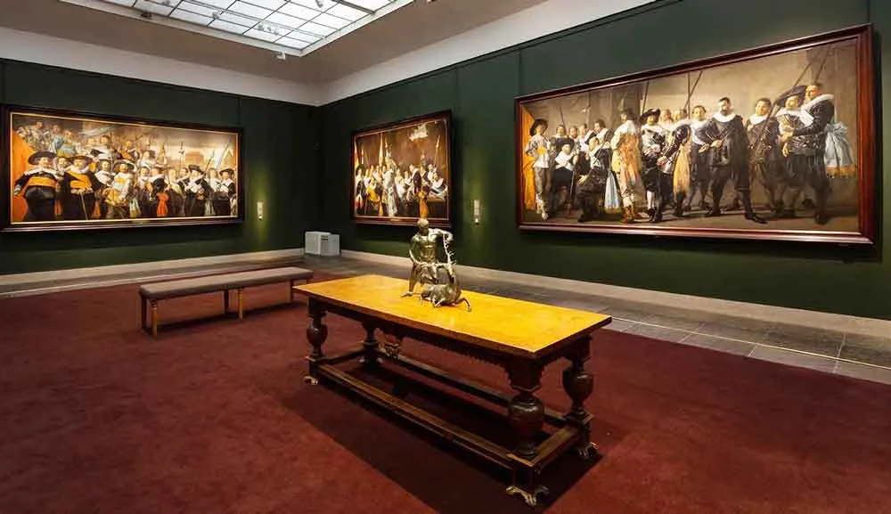 Museo Frans Hals en Holanda, galería interior.
