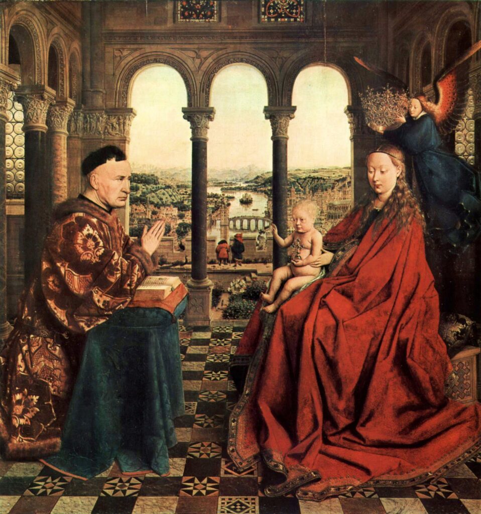 Los artistas del Renacimiento que debes conocer: Jan Van Eyck - La Virgen del Canciller Rolin
