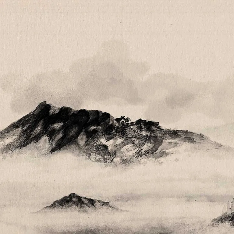 El Sumi-e es una técnica de pintura con tinta negra que se originó en China, basada en los principios del taoísmo y que posteriormente pasó a Japón, donde adoptó el nombre de Sumi-e.