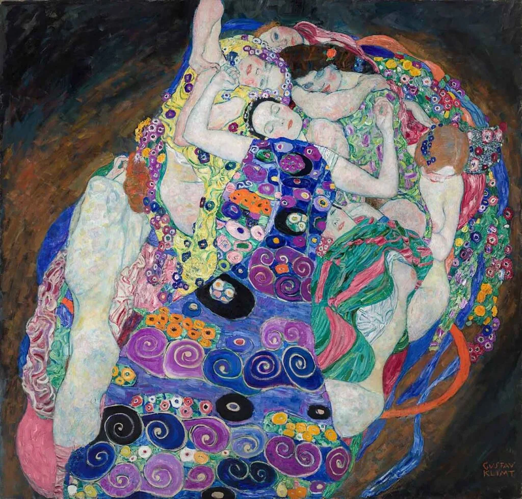 La joven es una obra simbólica de Gustav Klimt. 
