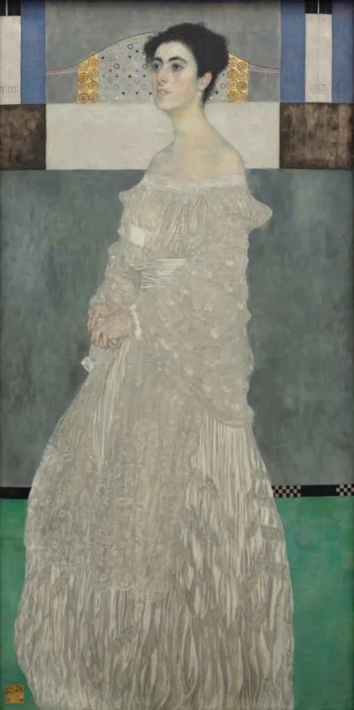 El retrato de Margaret Stonborough, la hermana del filósofo Ludwig Wittgenstein.