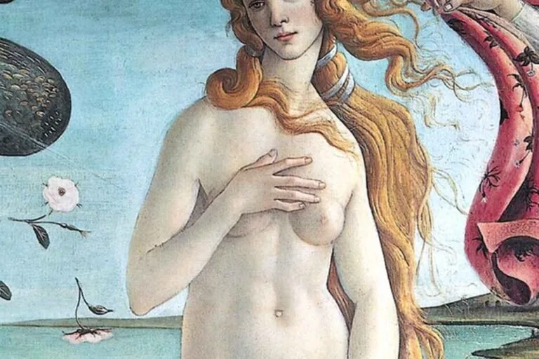 El nacimiento de venus es una de las obras más famosas del Renacimiento.