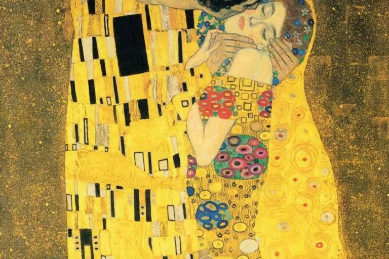 El beso es la obra más importante y famosa del pintor Gustav Klimt.