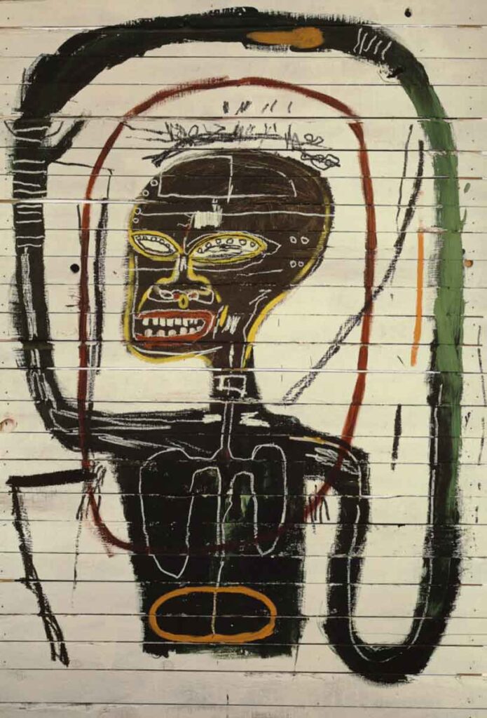 Flexible es una obra realizada por el artista de estilo callejero Jean Michel Basquiat.