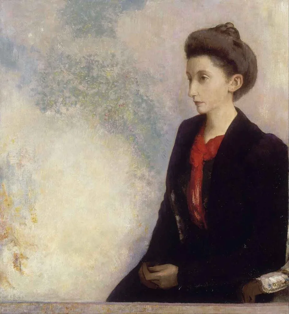 Retrato de la baronesa de Domecy, la esposa de uno de los amigos del artista Odilon Redon.