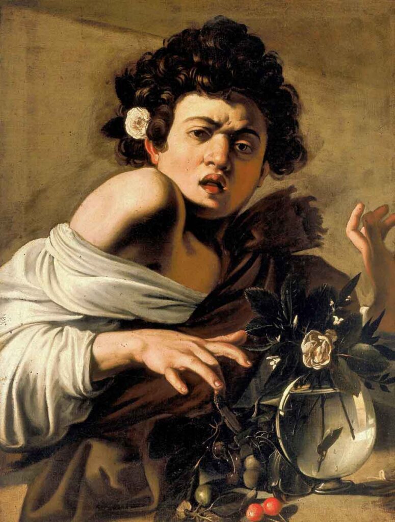 Chico mordido por una lagartija es una pintura realizada por el artista italiano Caravaggio.