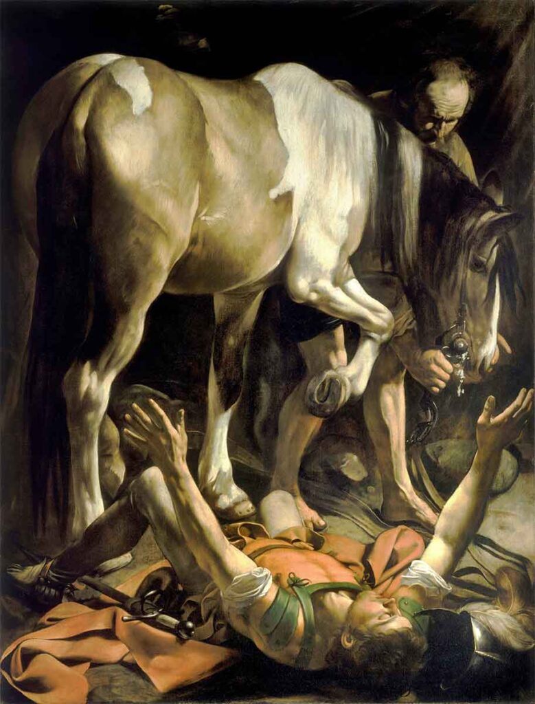 La conversión de San Pablo es un cuadro de Caravaggio que representa la conversión del apóstol San Pablo al Cristianismo.