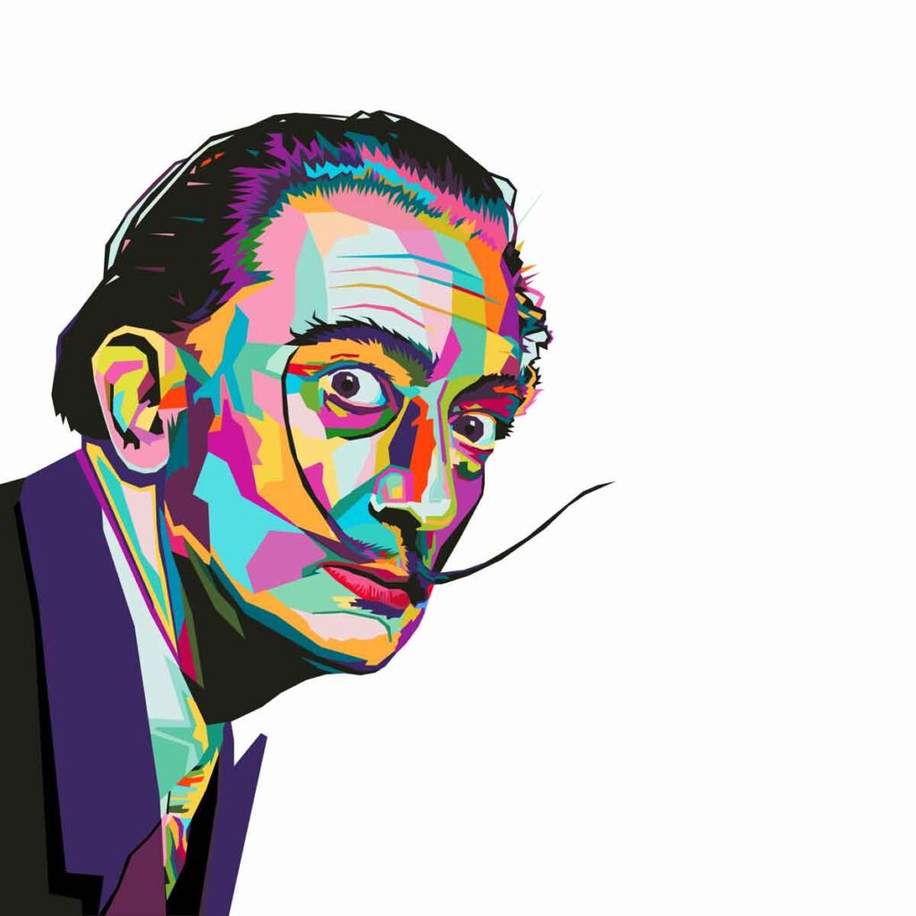 Surrealist art style of Salvador Dalí.